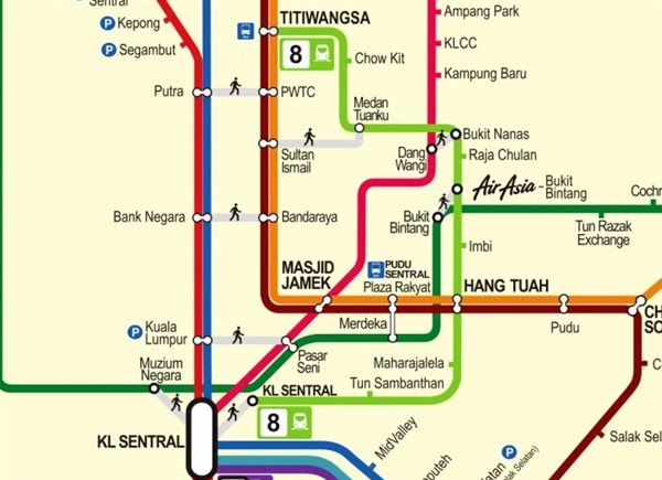 Lrt Map Kuala Lumpur  View bus and train schedules, arrival times
