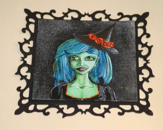 Little Witch Painting