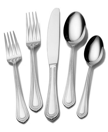 Mikasa Regent Bead 65 Piece Set - Flatware & Silverware - Dining