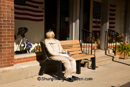 Veteran Soldier Scarecrow, Ackley, Iowa