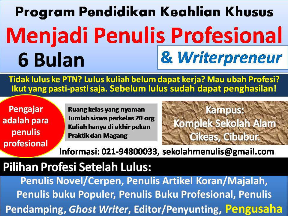 Lowongan Kerja Penulis Cerpen Di Majalah Cerpenku