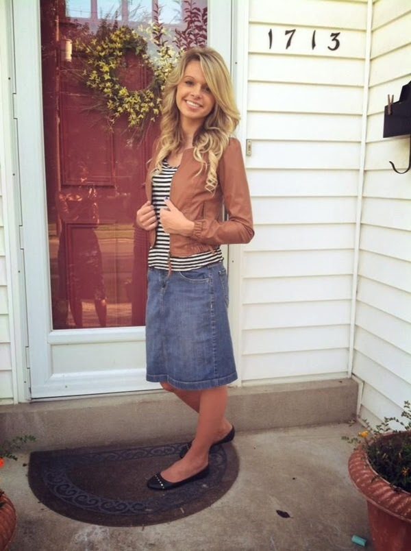 100 long and short denim skirt outfits for girls