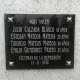 Colocación de la placa en el cementerio de Boadilla (Salamanca)