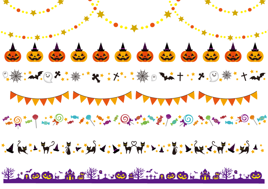 これまでで最高のハロウィン イラスト ライン 最高の動物画像