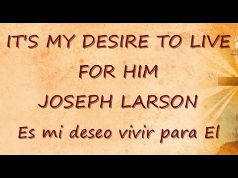 Its My Desire To Live For Jesus Sheet Music Download Audio Tamara Mp3