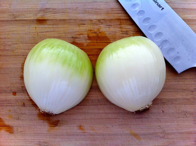 Large Yellow Onion, Halved