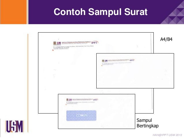 Surat Kiriman Tidak Rasmi In English - Surat Ras