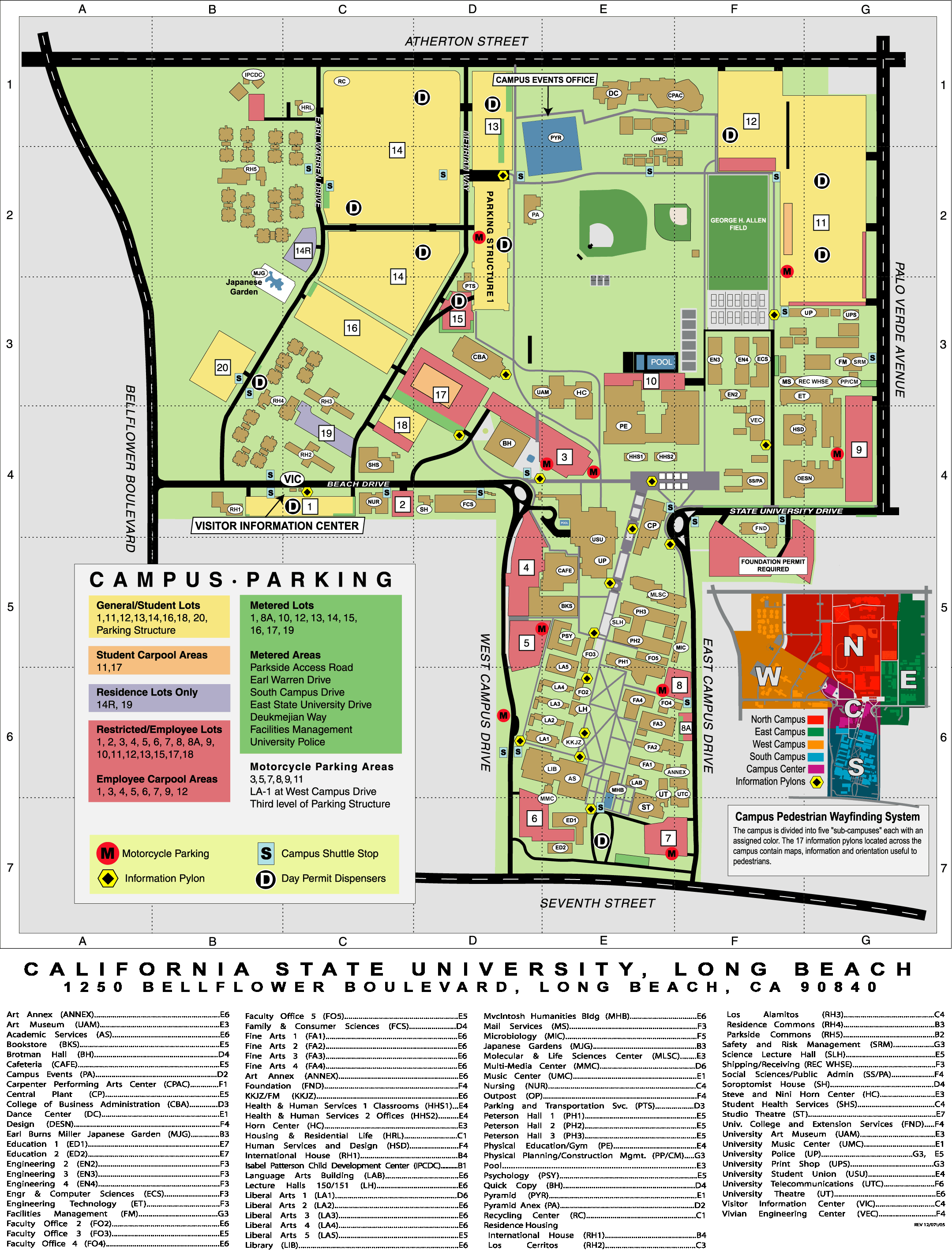 Csulb Map Of Campus | Boston Massachusetts On A Map