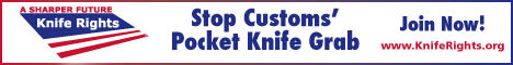 Stop Customs Pocket Knife Grab - www.KnifeRights.org