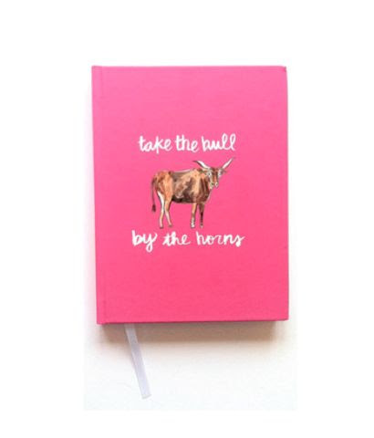 Design Darling home decor & monogrammed gifts — Evelyn Henson "Bull by the Horns" Notebook