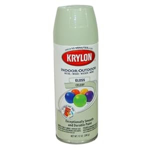 Krylon Celery Spray Paint 5 Ball Decorator Aerosol Paint