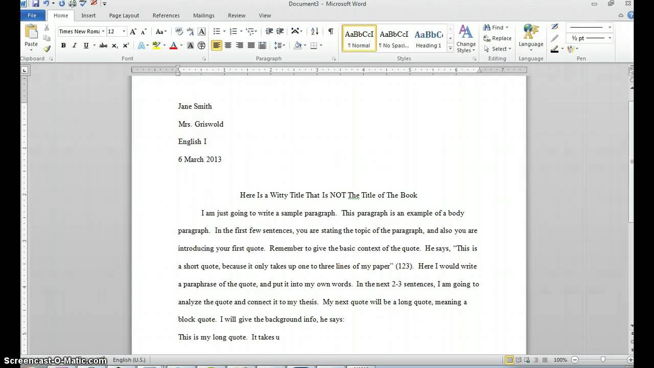 How to Cite a Quote in an Essay MLA Format How to Cite a Quote in an Essay MLA Format