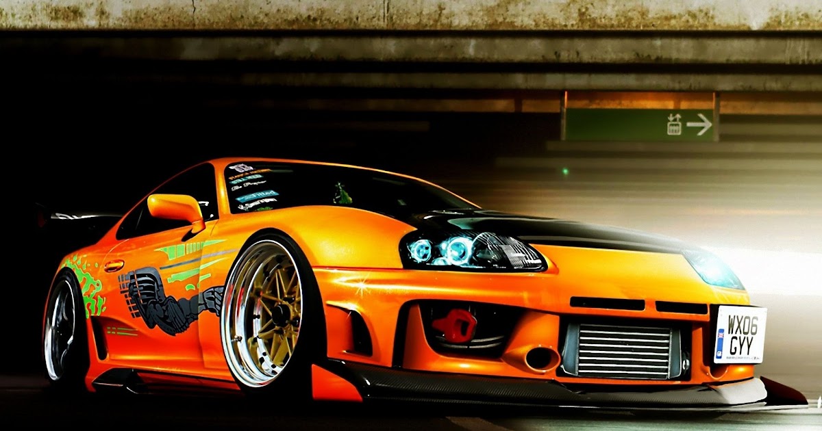 Toyota Supra Drift Car Wallpaper - HEWQF