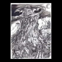 War Devil Battle Poster Print by waynetully War Devil Battle Poster Print