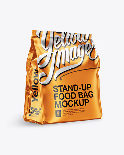 Download Metallic Bag Psd Mockup Half Side View PSD Mockup Templates