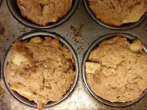 Muffins in their Pan