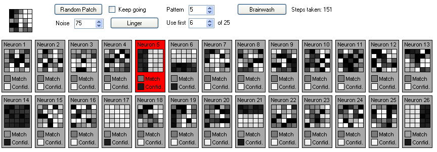 Pattern Sniffer screen shot