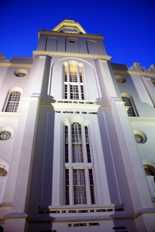 16 X 20in Canvas print of LDS Temple