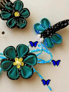 Цветочки и бабочки