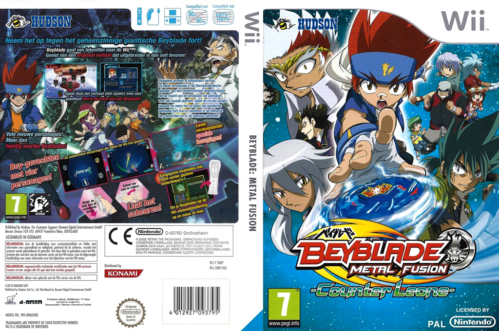 Manga Themes: Beyblade Metal Fusion Counter Leone Wii Cheats