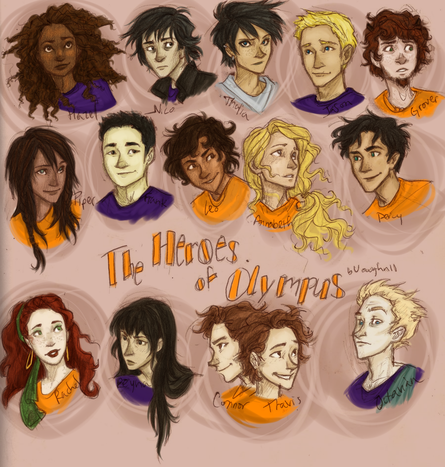 Seven Percy Jackson Fan Art Viria Rectangle Circle