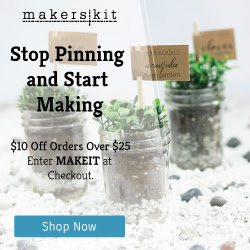 MakersKit -Stop pinning and start making. $10 off orders over $25, enter &quot;MAKEIT&quot; at checkout.