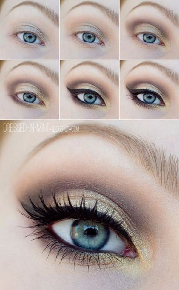 How to make blue eyes pop with little makeup