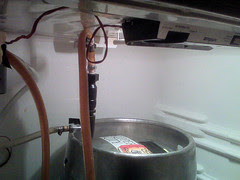 ale extractor in cellar at Max's Taphouse