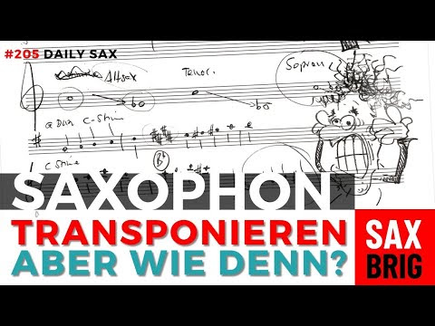 Hilfe beim Transponieren für Altsaxophone – Daily Sax 206