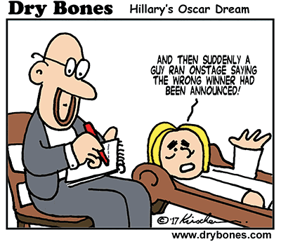 Dry Bones,Trump, Hillary, Clinton, Oscar, election, Presidency, America, politics,  