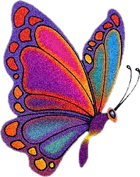 Красивая мерцающая бабочка