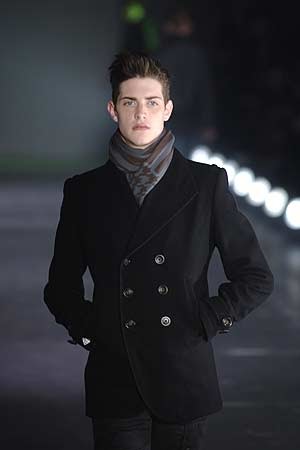 how to wear a scarf with a peacoat