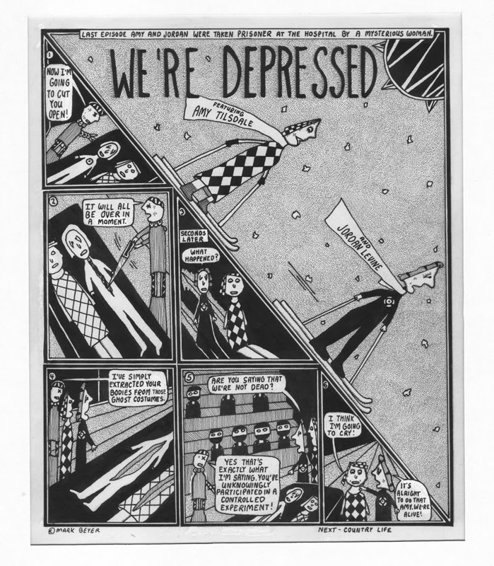 We 're Depressed by Mark Beyer (USA) Comic Art We 're Depressed by Mark Beyer (USA) Comic Art
