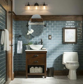 Download 10 Blue And White Tile Bathroom Ideas Pics