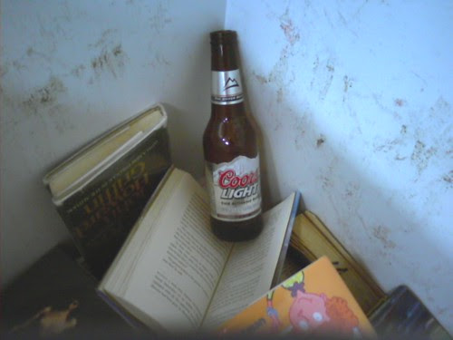 Beer in the bookdrop