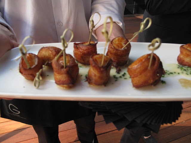 The Roof Bacon Wrapped Scallop