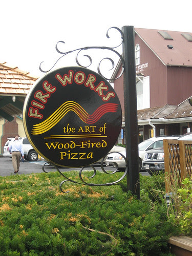 Fireworks Wood-Fired pizza