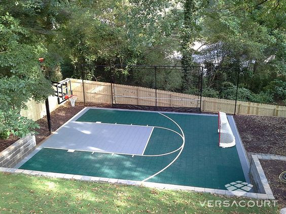 backyard basketball court ideas 24