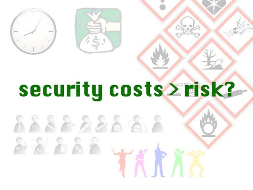 w2sp: Slide 20: Security costs may outweigh risks