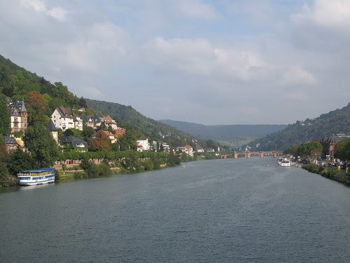 looking east to the old bridge