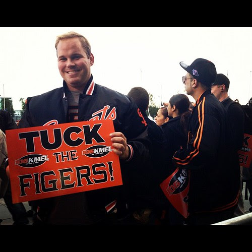 Tuck the figers #giants #worldseries