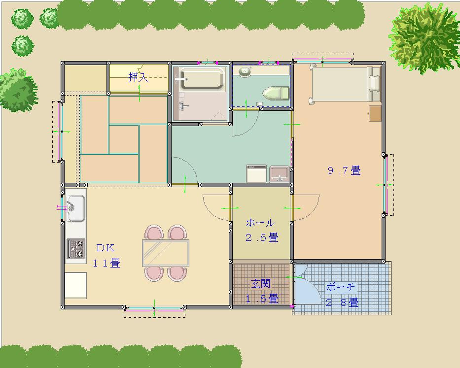 最新のhdバリア フリー 住宅 間取り 全イラスト集