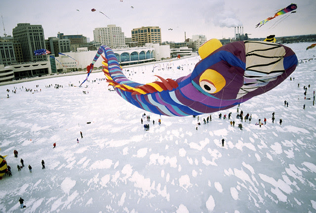 kites on ice
