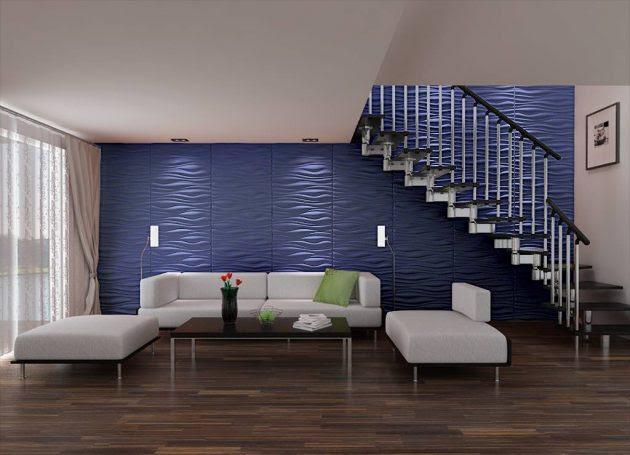 Modern Drawing Room Wallpaper Designs - Dream Design Home