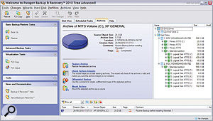 An imaging utility (such as Paragon Backup & Recovery, shown here) will create a complete snapshot of your computer's hard drive and save you having to reinstall software after a crash or drive failure. An imaging utility (such as Paragon Backup & Recovery, shown here) will create a complete snapshot of your computer's hard drive and save you having to reinstall software after a crash or drive failure.