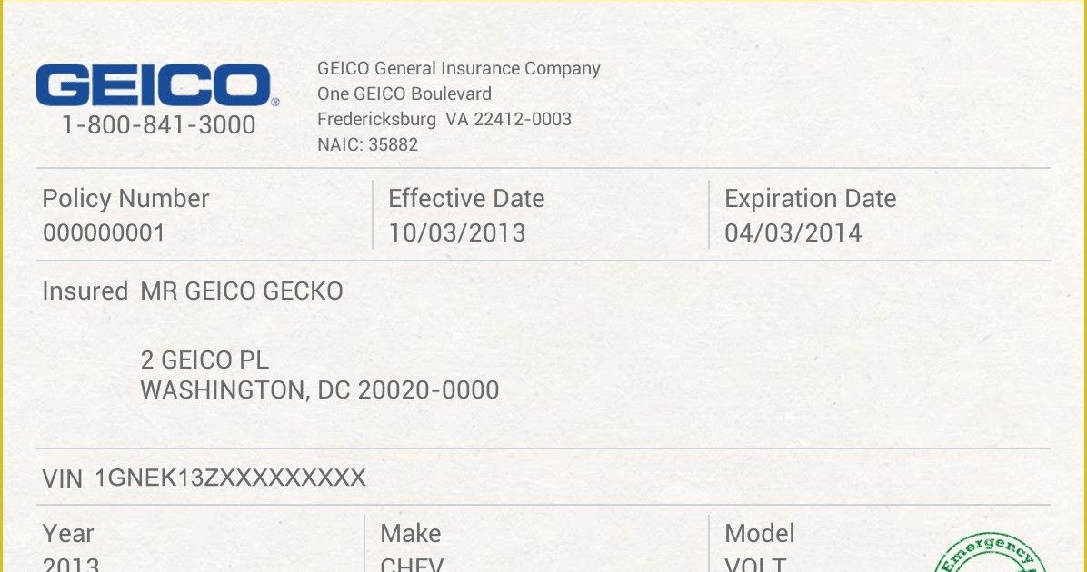 Geico General Insurance Company Naic Number blog