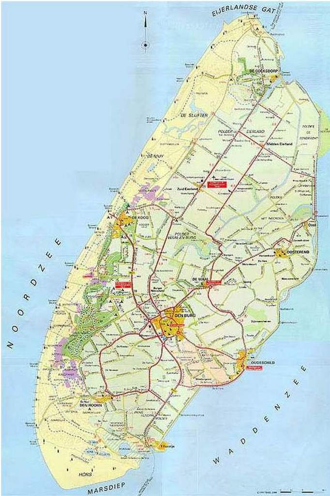 Karte Texel | Karte