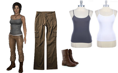 Quick and easy Lara Croft survivor costume