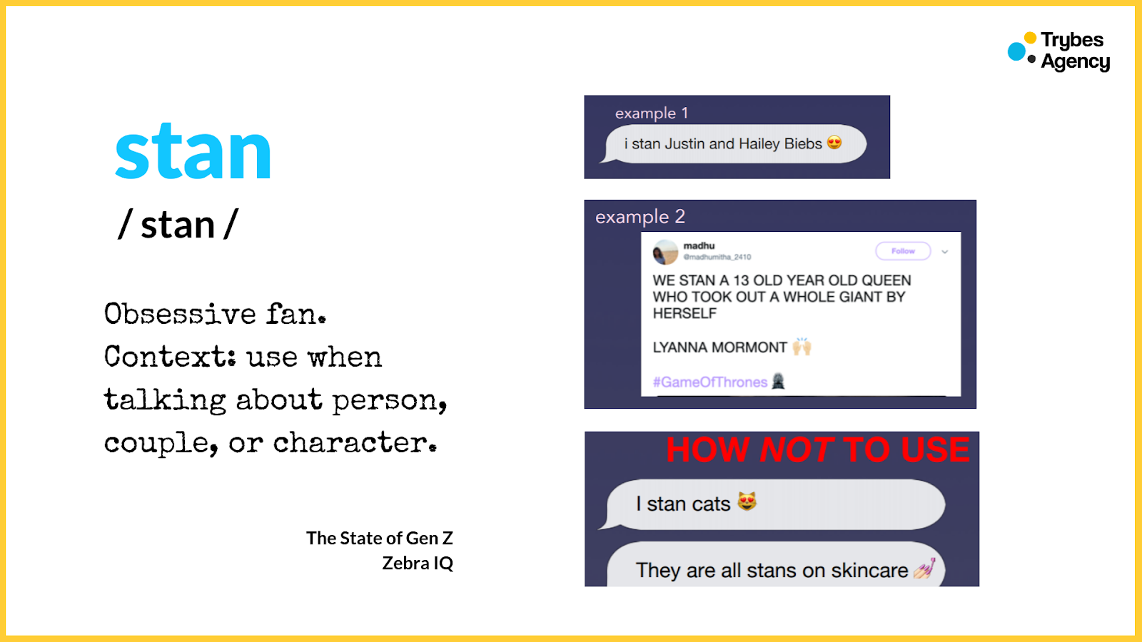 Gen Z Dictionary: Stan