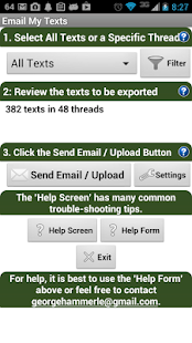Email My Texts apk Review